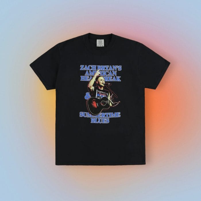 Summertime Blues Black T-Shirt