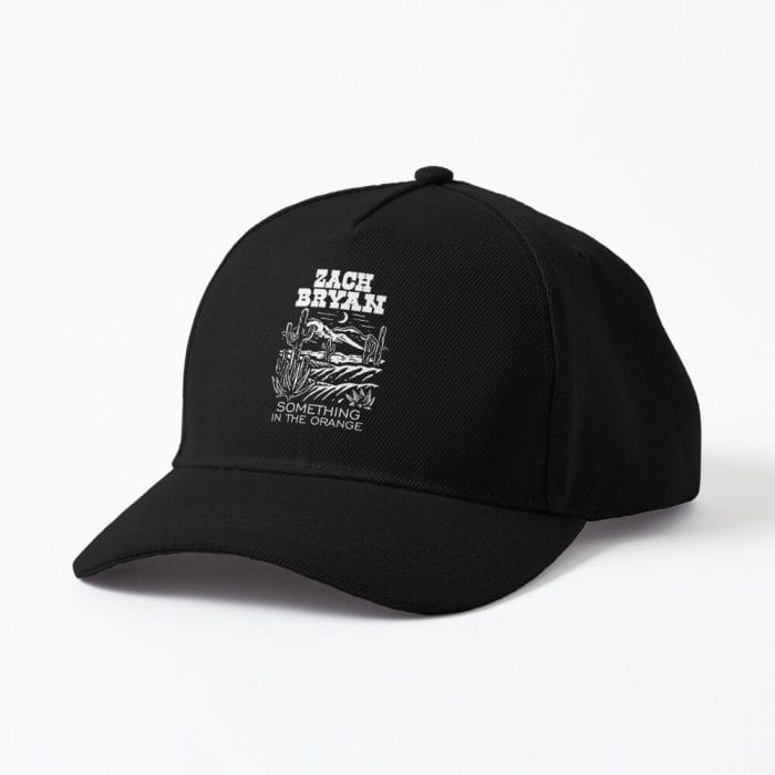 Zach bryan something in the orange – Black and White Cap