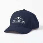 zach bryan Cap navy blue white logo