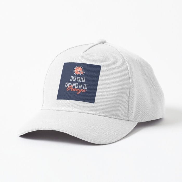 Zach Bryan Something In The Orange Cap black with white logo print