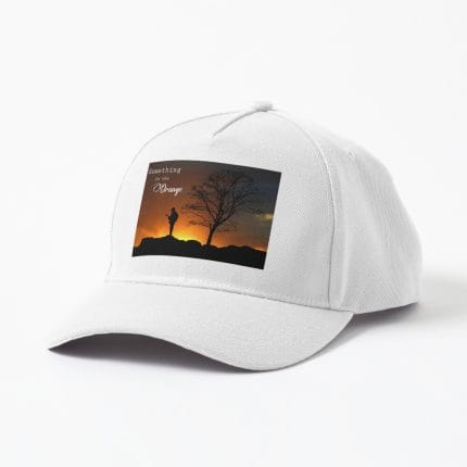 zach bryan something in the orange Cap in black logo print