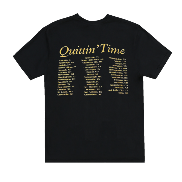 Zach Bryan The Quittin Time Tour T-shirt