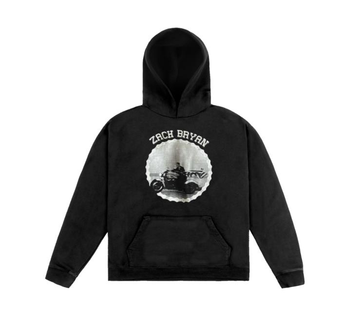 Zach Bryan Quittin' Time Tour Official Concert Hoodie