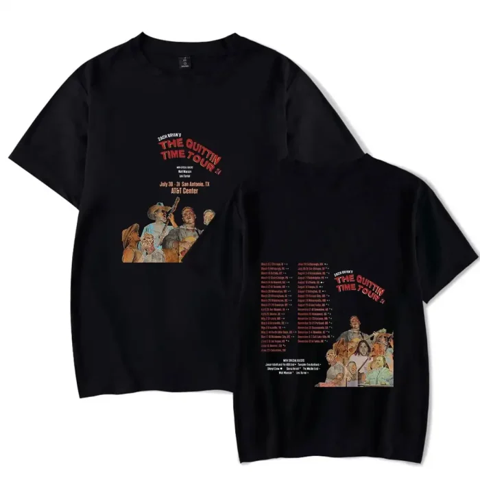 Zach Bryan T-shirt The Quittin Time Tour Shirt