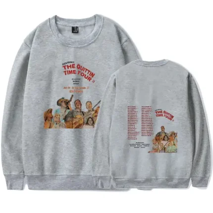 Zach Bryan The Quittin Time Tour Sweatshirt