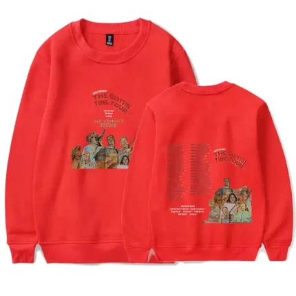 Zach Bryan The Quittin Time Tour Sweatshirt