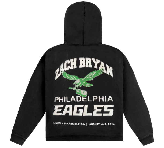 Catch Zach Bryan in Philadelphia for the Quittin Time Tour 2024 and celebrate with exclusive Eagles-themed merch! From tour-specific apparel to unique collectibles, show your support for Zach Bryan and the Eagles with our limited-edition items. Shop now to get your hands on the must-have gear for this unforgettable tour!