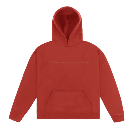 Zach Bryan Bar Scene Rust Hoodie