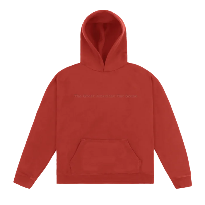 Zach Bryan Bar Scene Rust Hoodie