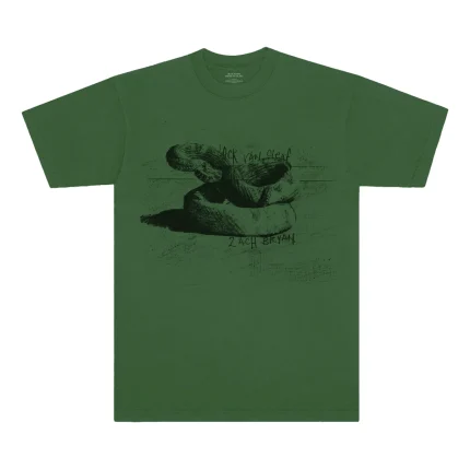 Zach Bryan Rattlesnake Tee Green