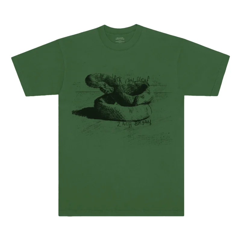 Zach Bryan Rattlesnake Tee Green