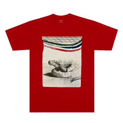 Zach Bryan Rattlesnake Tee Red