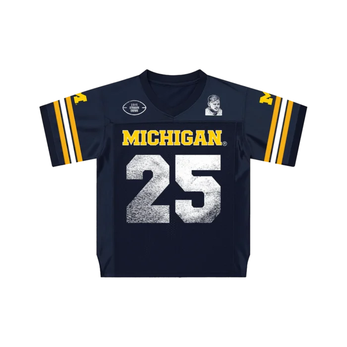 ZB Michigan Jersey – Navy | Zach Bryan x University of Michigan Show Collection