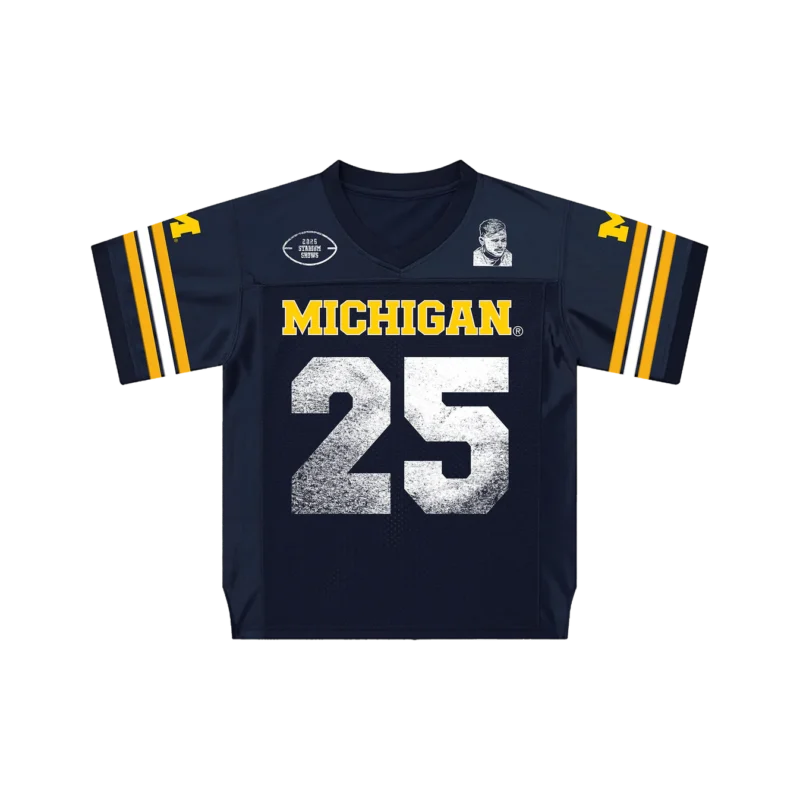 ZB Michigan Jersey – Navy | Zach Bryan x University of Michigan Show Collection