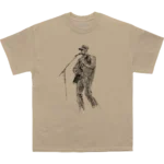 "Zach Bryan Sketch Tee featuring hand-drawn front sketch of Zach Bryan, unisex cotton t-shirt for fans and casual wear"