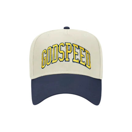 ZB Godspeed Michigan Hat – Natural & Navy | Zach Bryan Michigan Show Collection