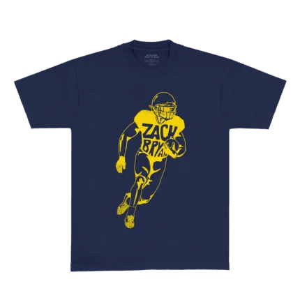 ZB Big House Tee – Navy | Zach Bryan x University of Michigan Show Collection