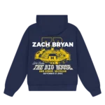 ZB MICHIGAN GOBLUE HOODIE NAVY BACK