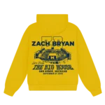 ZB Go Blue Hoodie – Yellow | Zach Bryan Michigan Show Collection