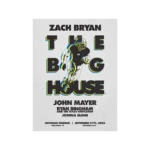 ZB Michigan Poster | Zach Bryan Michigan Show Collection Wall Art