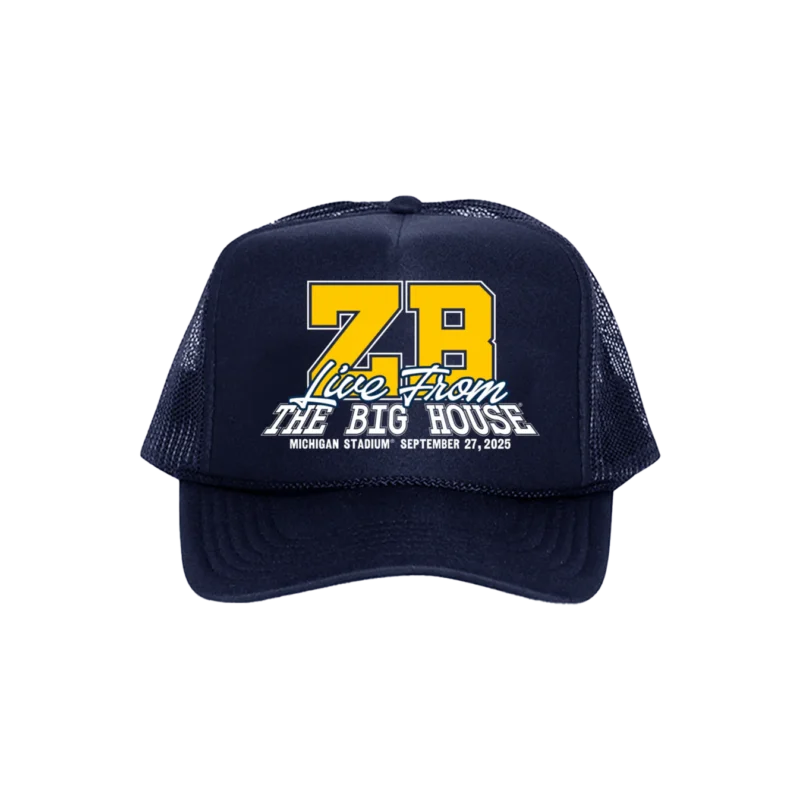 ZB Big House Trucker Hat | Zach Bryan Michigan Show Collection