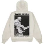 Zach Bryan Meadowlands Hoodie – black pullover hoodie featuring exclusive Meadowlands tour artwork and official Zach Bryan logo