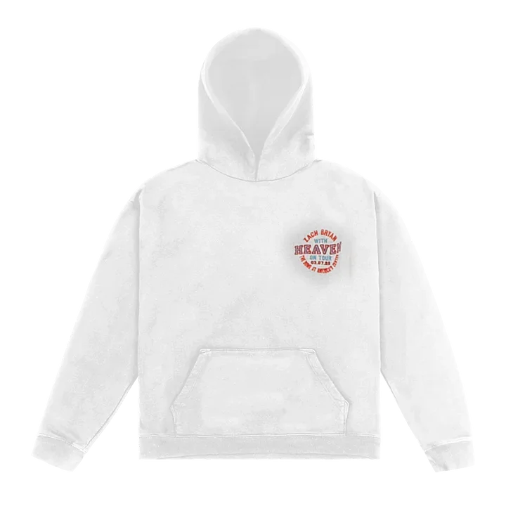 Zach Bryan With Heaven On Tour Hoodie White Vintage Concert Pullover Zach Bryan With Heaven On Tour White Vintage Concert Pullover Hoodie featuring retro concert graphics, premium fleece fabric, and a comfortable unisex fit.