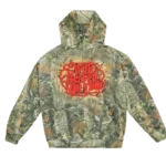Zach Bryan 2026 Tour Camo Hoodie featuring With Heaven On Tour graphics, camouflage design, premium fleece fabric, and a comfortable unisex fit.