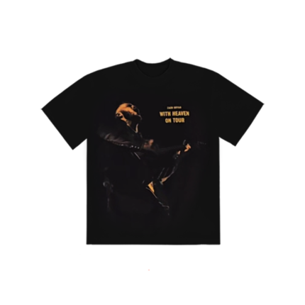 Zach Bryan With Heaven On Tour Live Photo Concert Tee featuring a vintage concert photograph, premium cotton fabric, and a classic unisex fit.