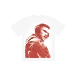 Zach Bryan With Heaven On Tour White Portrait Graphic T-Shirt featuring a detailed portrait print, premium cotton fabric, and a classic unisex fit.
