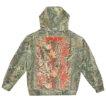 Zach Bryan 2026 Tour Camo Hoodie featuring With Heaven On Tour graphics, camouflage design, premium fleece fabric, and a comfortable unisex fit.
